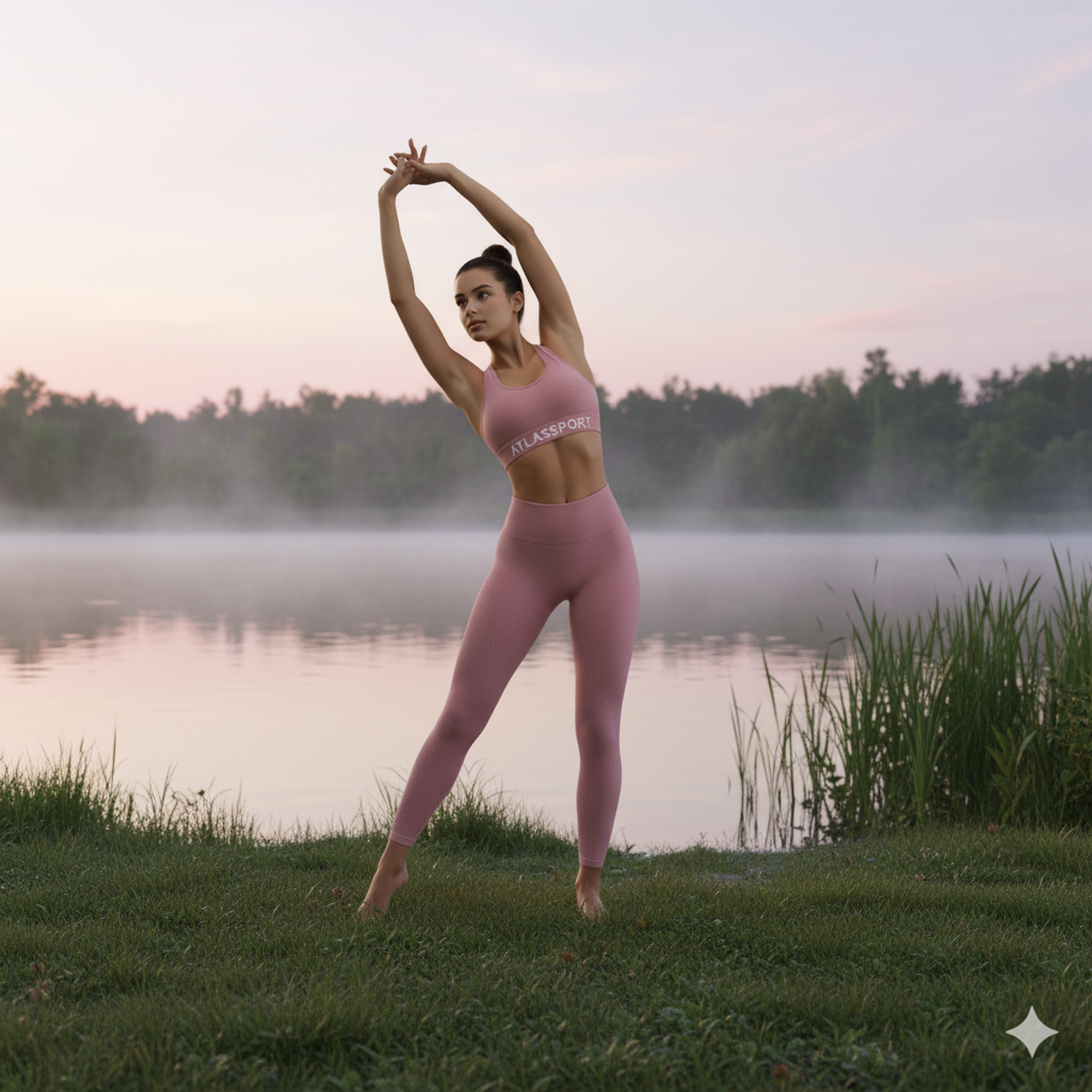 AtlasSport tracksuit editorial close-up