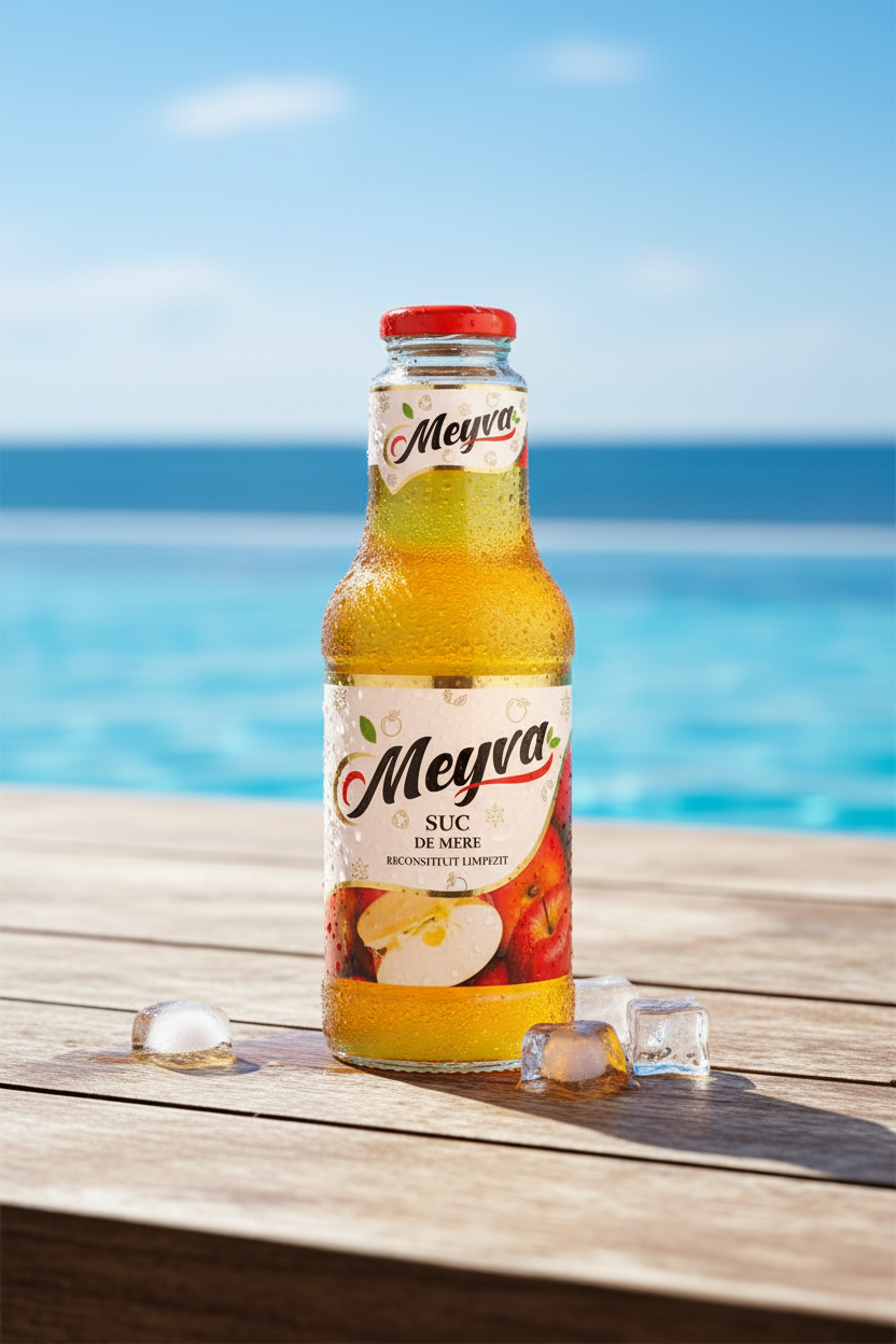 Editorial close-up with condensation