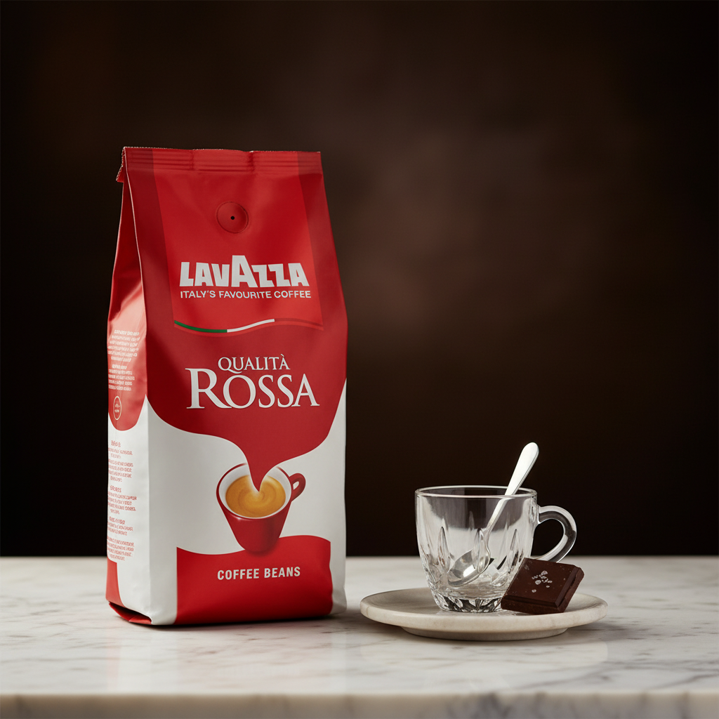 Lavazza coffee in a cozy morning kitchen