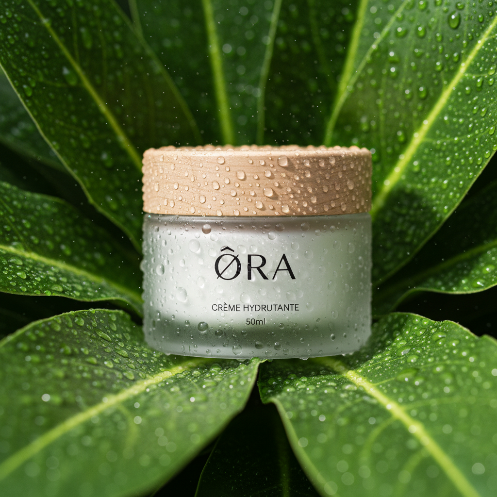 ORA cream sunlit bathroom tile scene